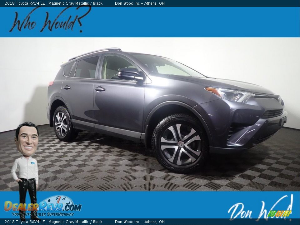 2018 Toyota RAV4 LE Magnetic Gray Metallic / Black Photo #1