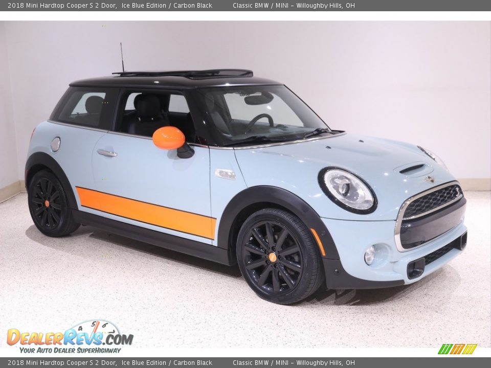 2018 Mini Hardtop Cooper S 2 Door Ice Blue Edition / Carbon Black Photo #1