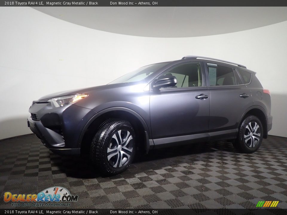 2018 Toyota RAV4 LE Magnetic Gray Metallic / Black Photo #8