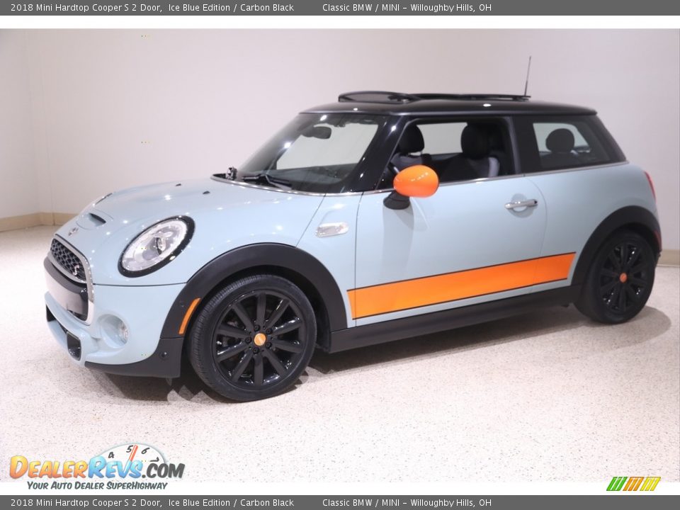 2018 Mini Hardtop Cooper S 2 Door Ice Blue Edition / Carbon Black Photo #3