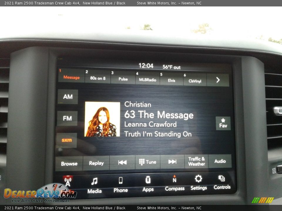 2021 Ram 2500 Tradesman Crew Cab 4x4 New Holland Blue / Black Photo #22