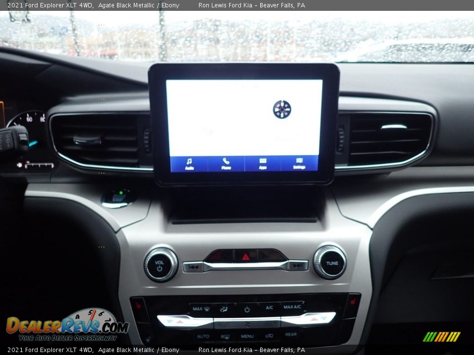 2021 Ford Explorer XLT 4WD Agate Black Metallic / Ebony Photo #16