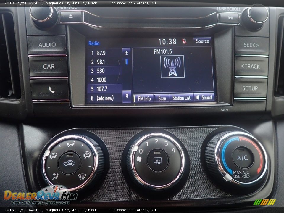 2018 Toyota RAV4 LE Magnetic Gray Metallic / Black Photo #26