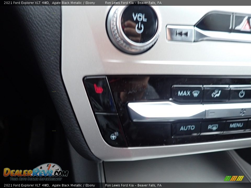 2021 Ford Explorer XLT 4WD Agate Black Metallic / Ebony Photo #18