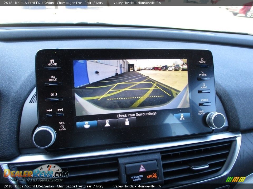 2018 Honda Accord EX-L Sedan Champagne Frost Pearl / Ivory Photo #15