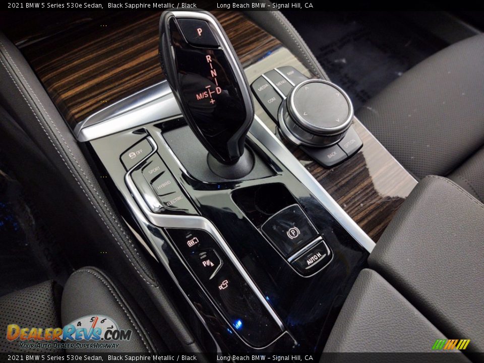 2021 BMW 5 Series 530e Sedan Black Sapphire Metallic / Black Photo #22