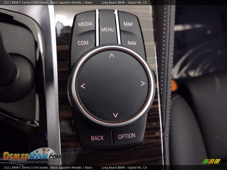 2021 BMW 5 Series 530e Sedan Black Sapphire Metallic / Black Photo #24