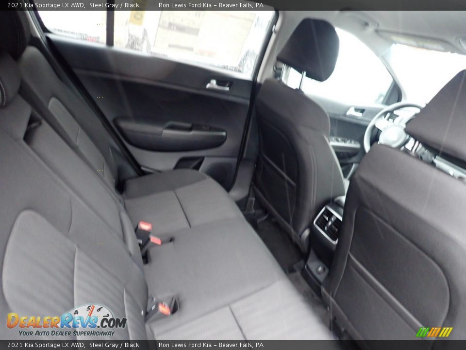 2021 Kia Sportage LX AWD Steel Gray / Black Photo #10