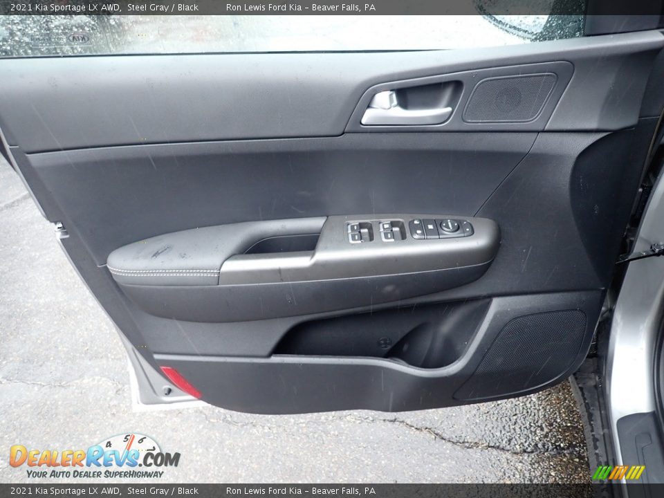 2021 Kia Sportage LX AWD Steel Gray / Black Photo #13
