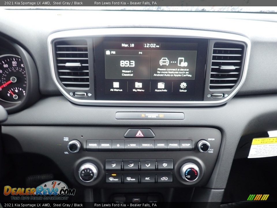2021 Kia Sportage LX AWD Steel Gray / Black Photo #16