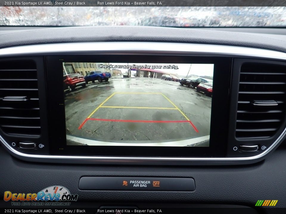 2021 Kia Sportage LX AWD Steel Gray / Black Photo #17