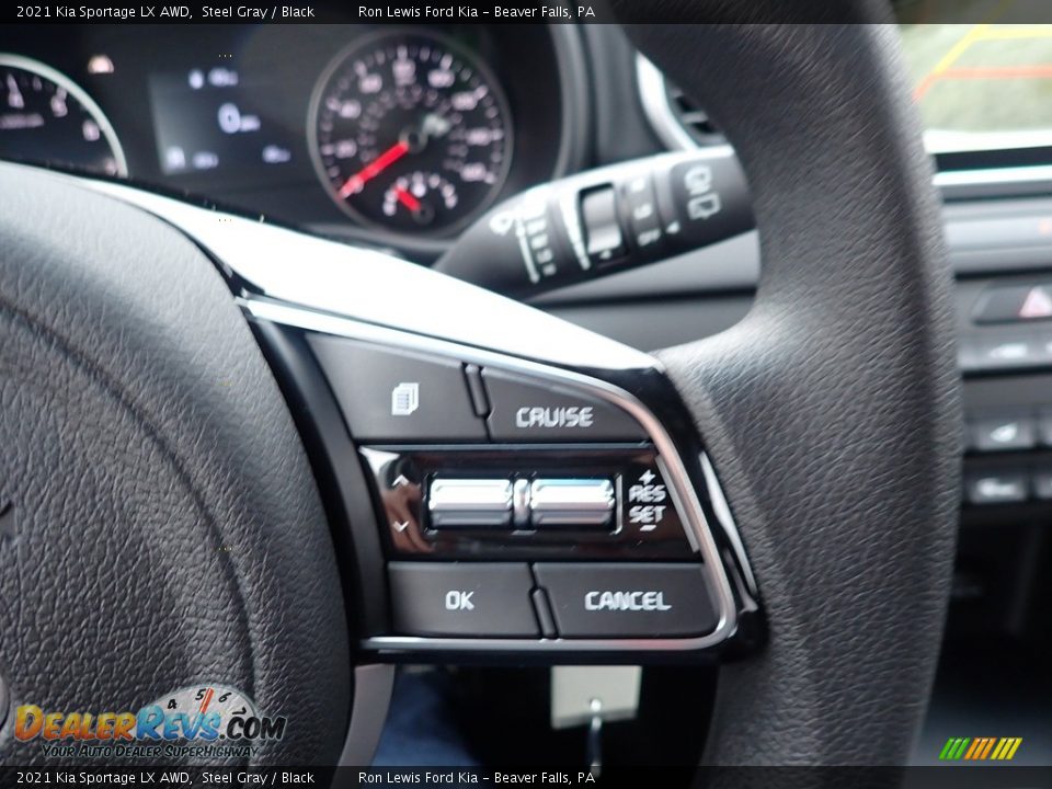2021 Kia Sportage LX AWD Steel Gray / Black Photo #18