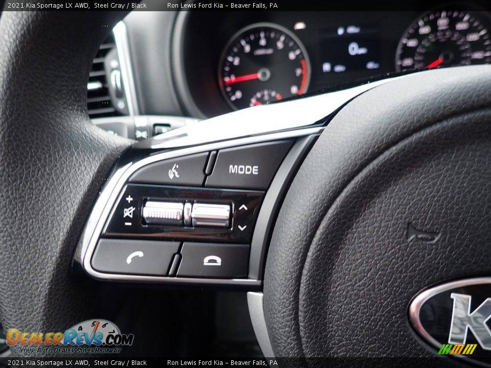 2021 Kia Sportage LX AWD Steel Gray / Black Photo #19