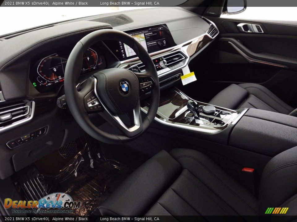 2021 BMW X5 sDrive40i Alpine White / Black Photo #12