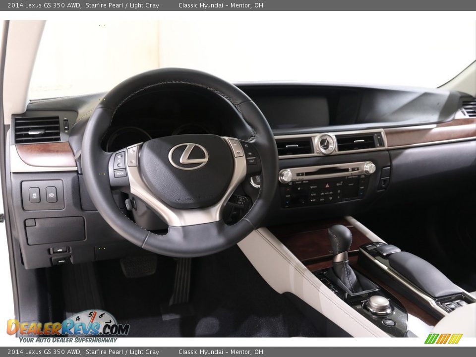 2014 Lexus GS 350 AWD Starfire Pearl / Light Gray Photo #7