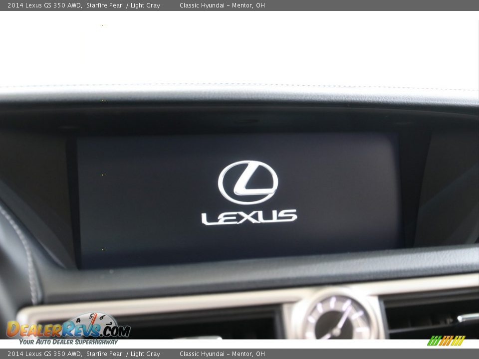 2014 Lexus GS 350 AWD Starfire Pearl / Light Gray Photo #12