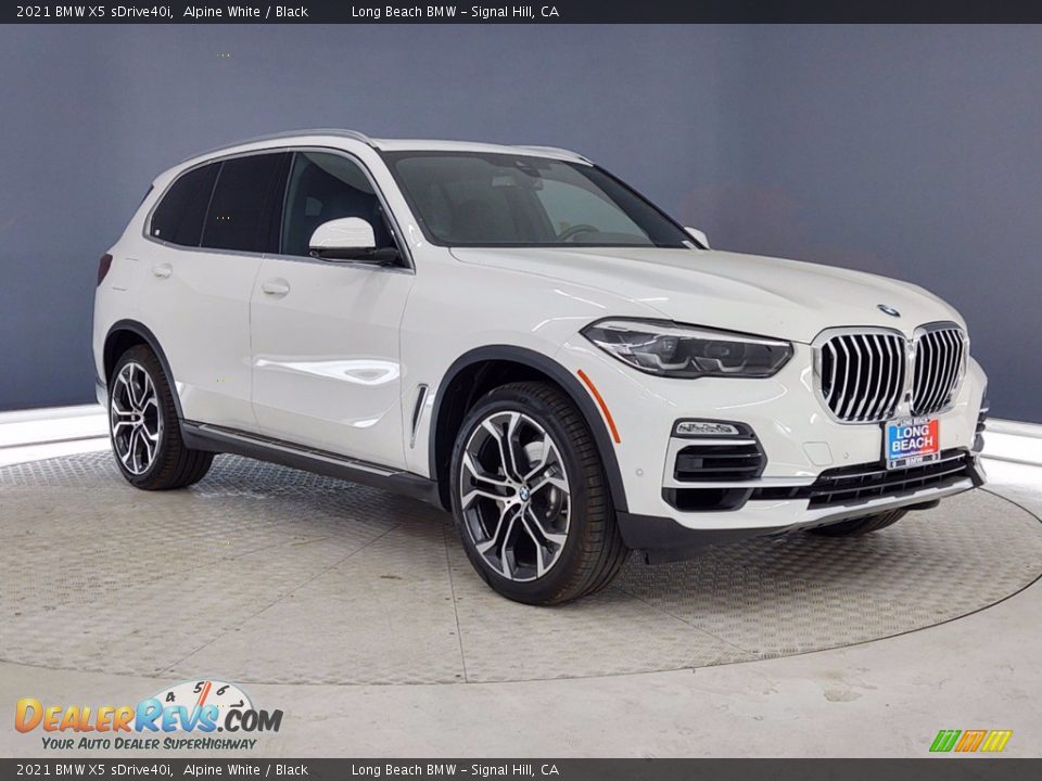 2021 BMW X5 sDrive40i Alpine White / Black Photo #27