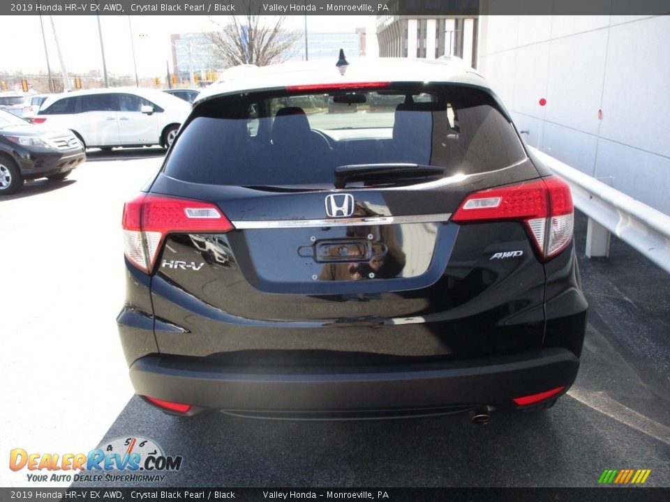 2019 Honda HR-V EX AWD Crystal Black Pearl / Black Photo #4