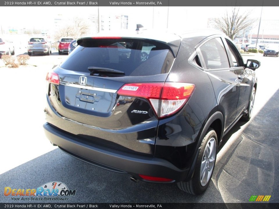 2019 Honda HR-V EX AWD Crystal Black Pearl / Black Photo #5