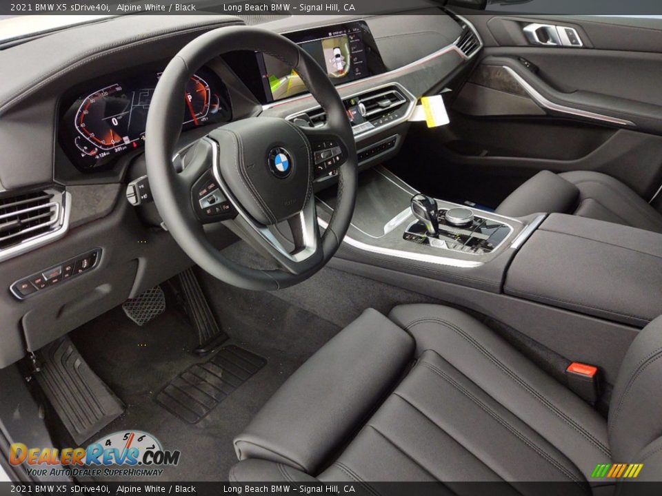 2021 BMW X5 sDrive40i Alpine White / Black Photo #10