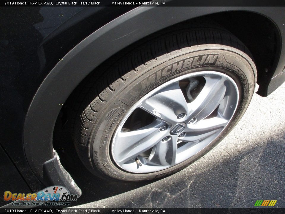 2019 Honda HR-V EX AWD Crystal Black Pearl / Black Photo #7