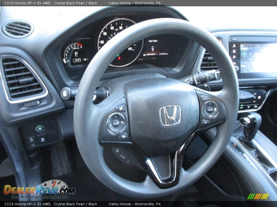 2019 Honda HR-V EX AWD Crystal Black Pearl / Black Photo #14