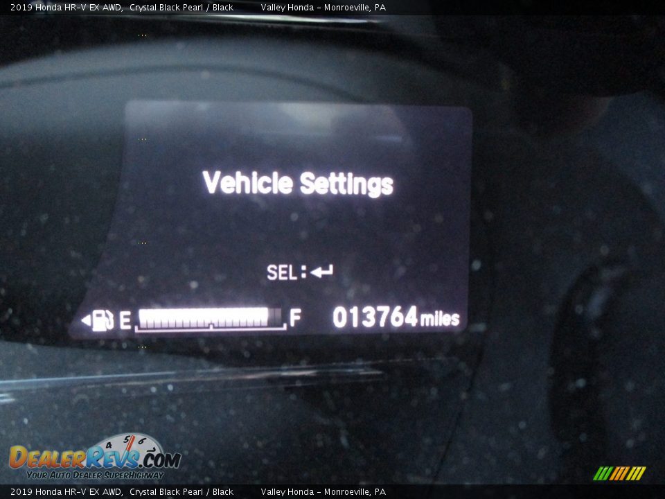 2019 Honda HR-V EX AWD Crystal Black Pearl / Black Photo #20