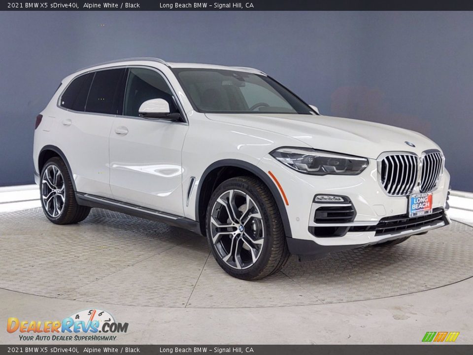 2021 BMW X5 sDrive40i Alpine White / Black Photo #27