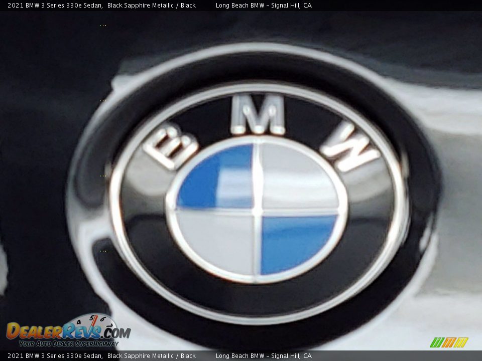 2021 BMW 3 Series 330e Sedan Black Sapphire Metallic / Black Photo #7