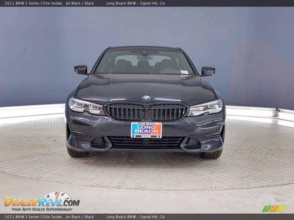 2021 BMW 3 Series 330e Sedan Jet Black / Black Photo #2