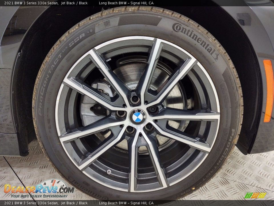 2021 BMW 3 Series 330e Sedan Jet Black / Black Photo #3