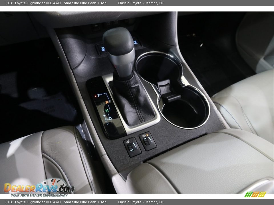 2018 Toyota Highlander XLE AWD Shoreline Blue Pearl / Ash Photo #14
