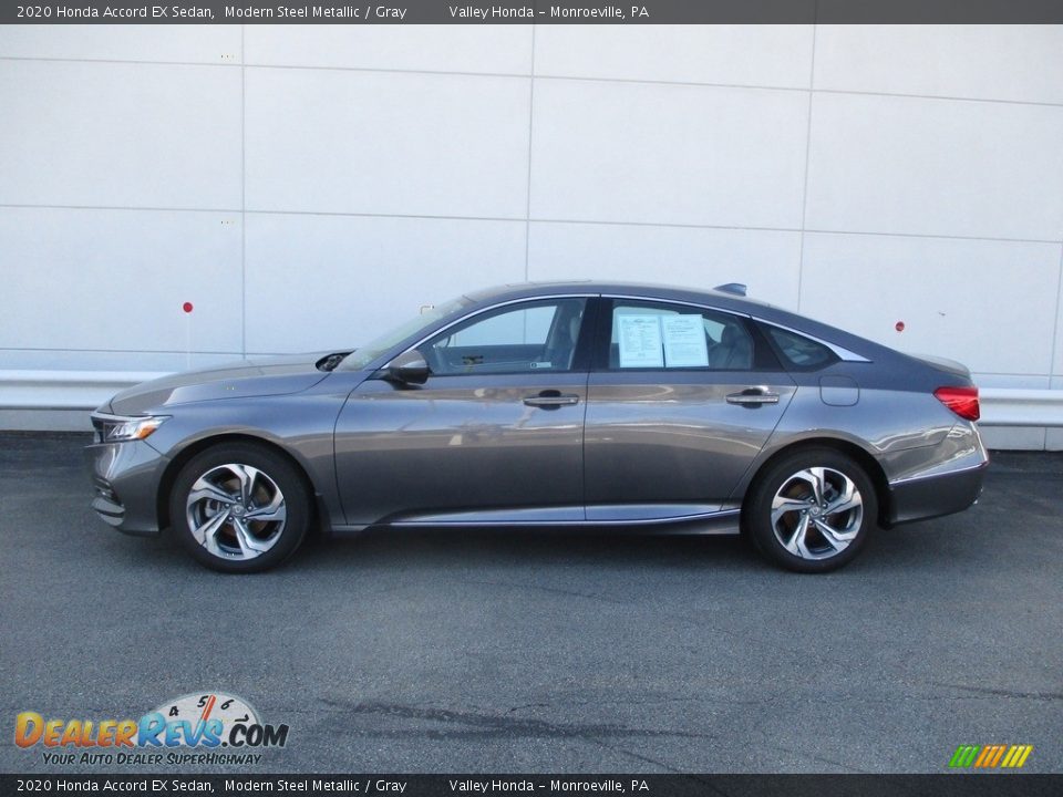 2020 Honda Accord EX Sedan Modern Steel Metallic / Gray Photo #2