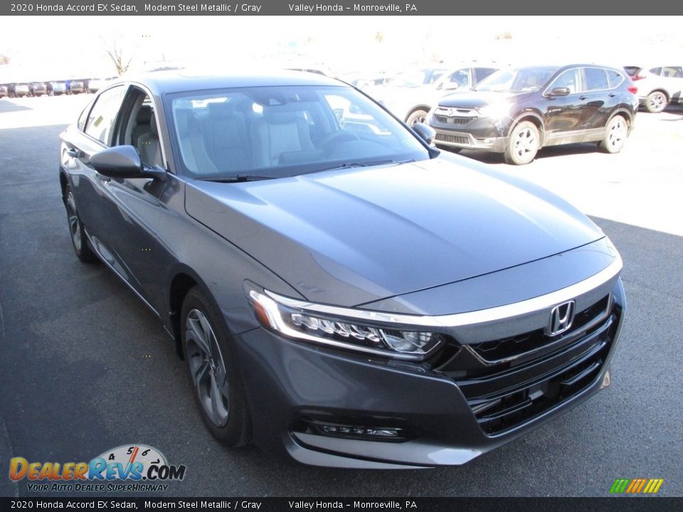 2020 Honda Accord EX Sedan Modern Steel Metallic / Gray Photo #7