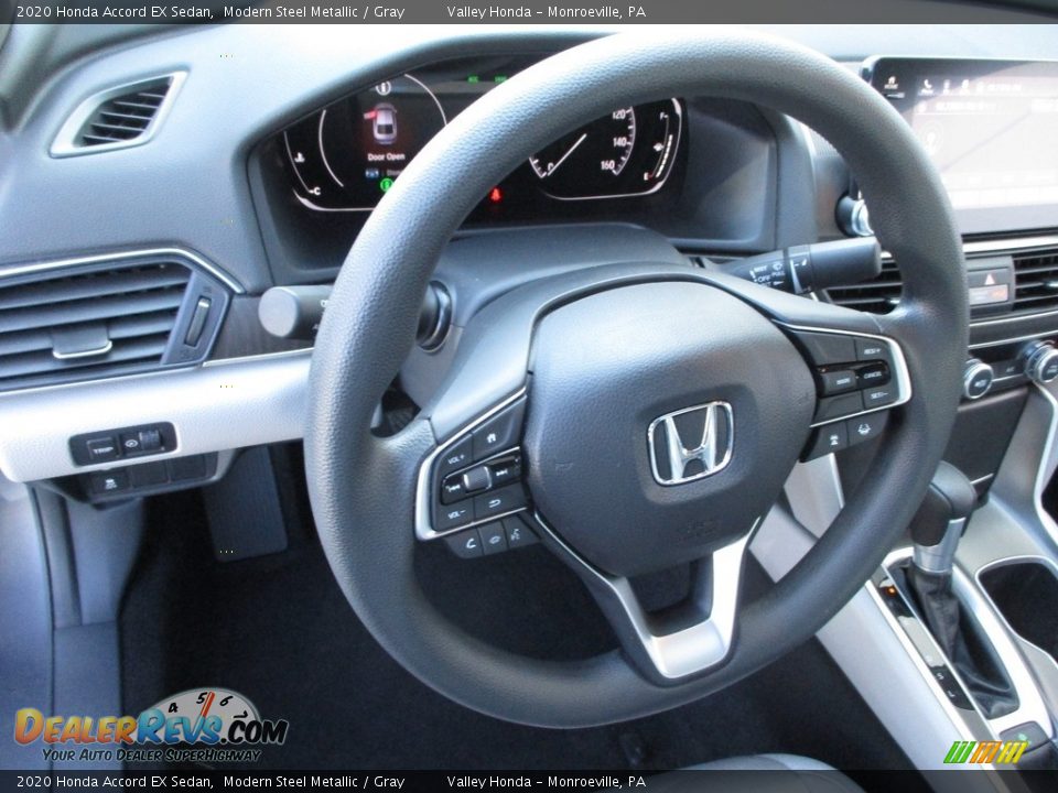 2020 Honda Accord EX Sedan Modern Steel Metallic / Gray Photo #14