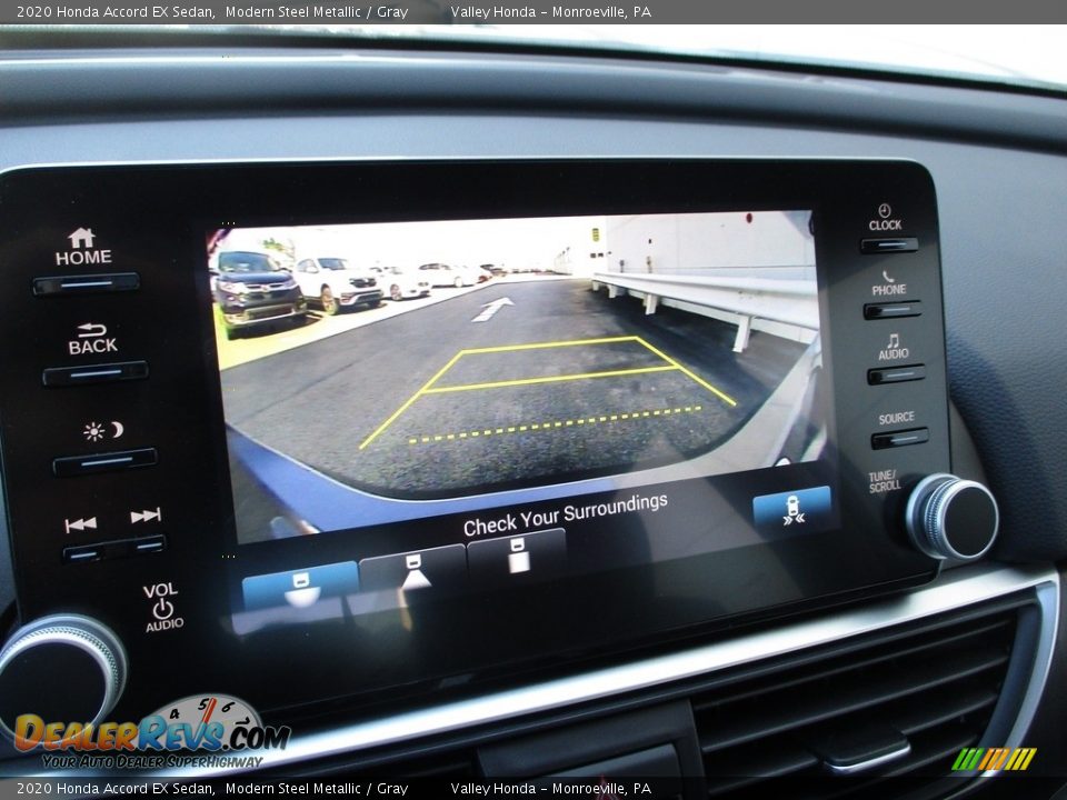 2020 Honda Accord EX Sedan Modern Steel Metallic / Gray Photo #16