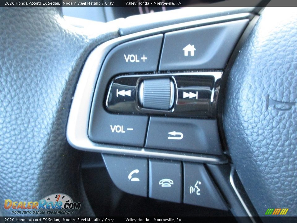 2020 Honda Accord EX Sedan Modern Steel Metallic / Gray Photo #18
