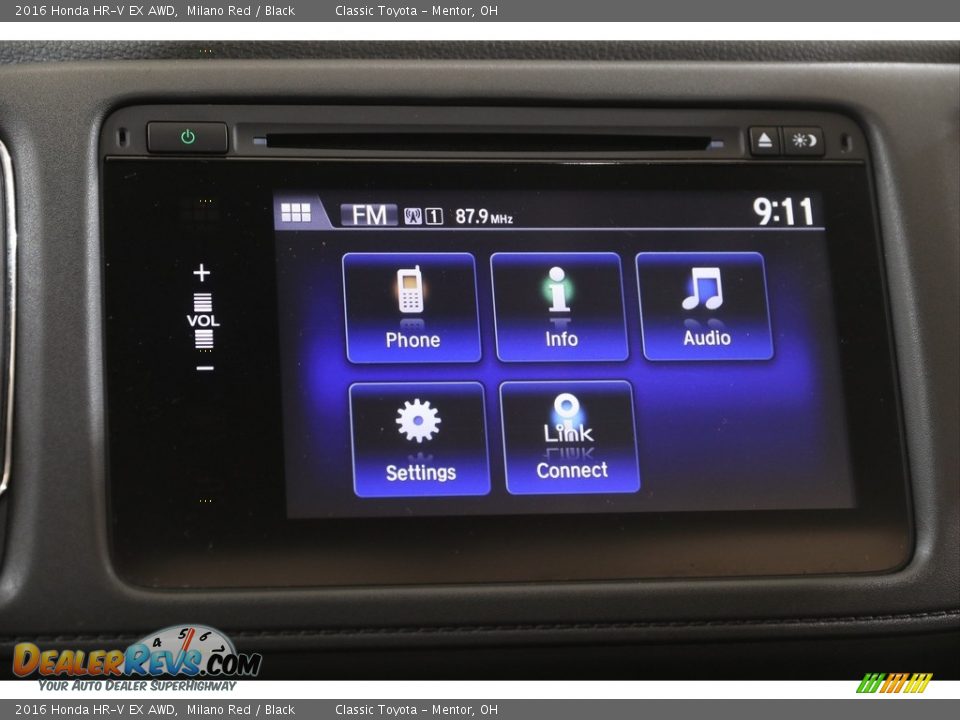 2016 Honda HR-V EX AWD Milano Red / Black Photo #11
