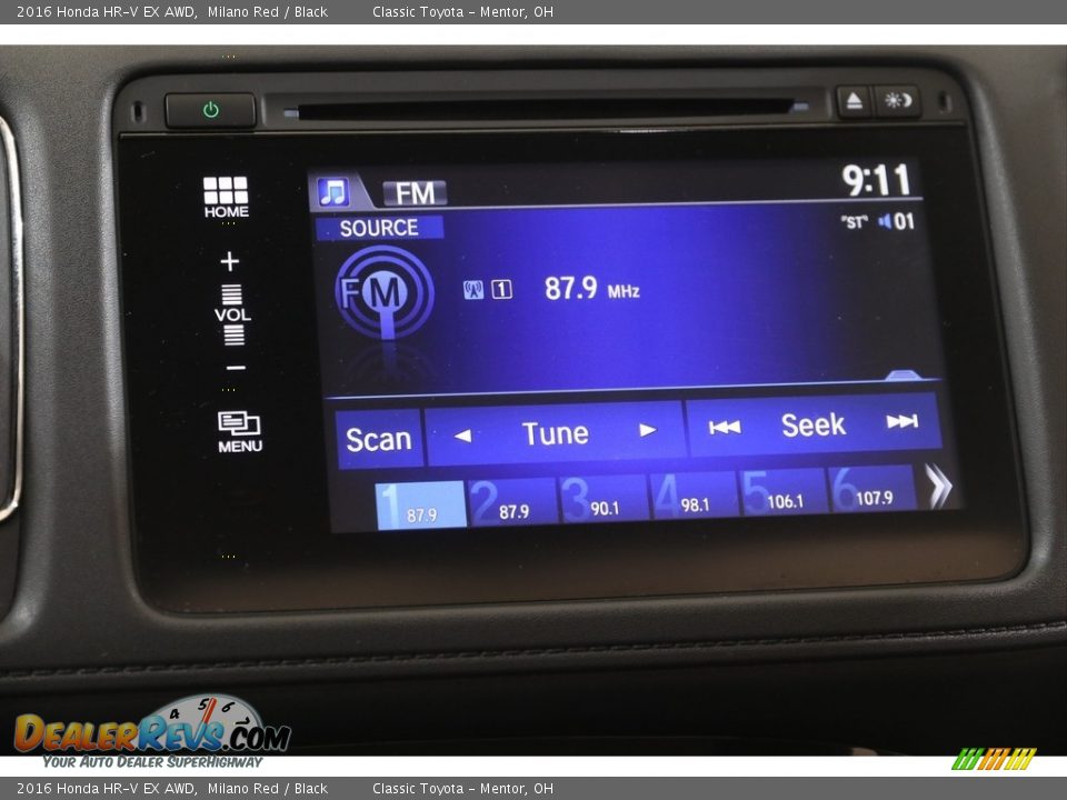 2016 Honda HR-V EX AWD Milano Red / Black Photo #12