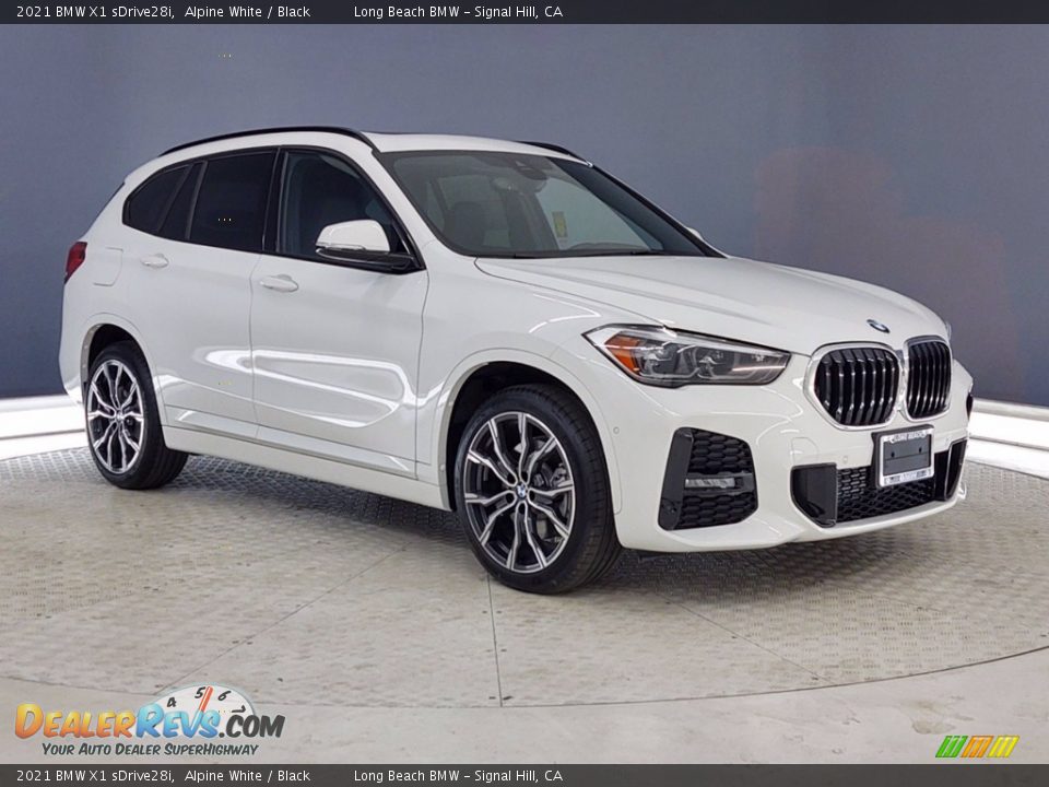 2021 BMW X1 sDrive28i Alpine White / Black Photo #27