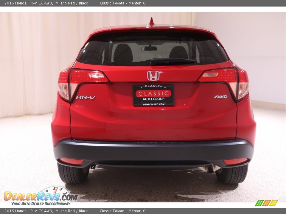 2016 Honda HR-V EX AWD Milano Red / Black Photo #18