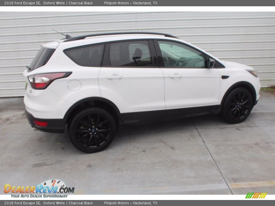 2018 Ford Escape SE Oxford White / Charcoal Black Photo #10