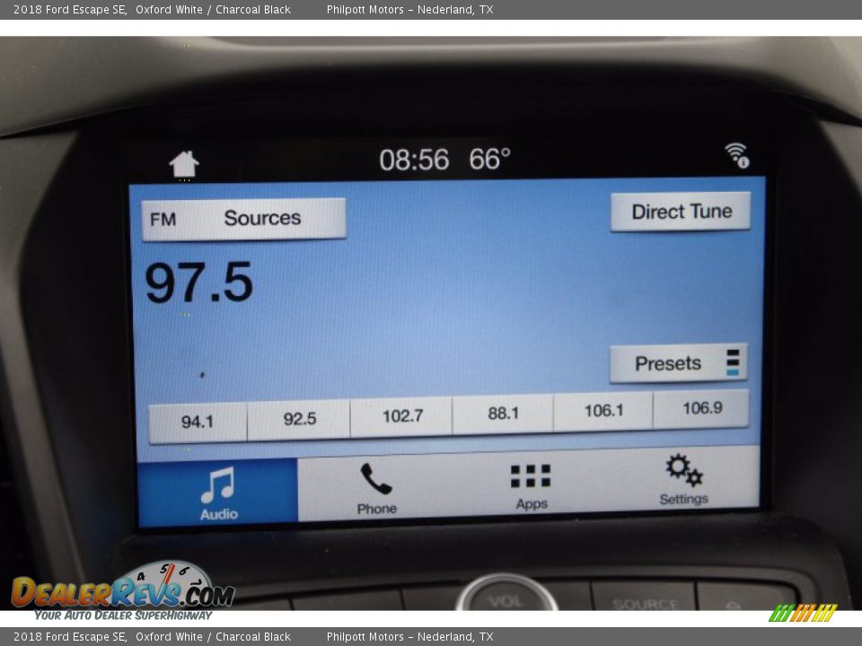 2018 Ford Escape SE Oxford White / Charcoal Black Photo #17