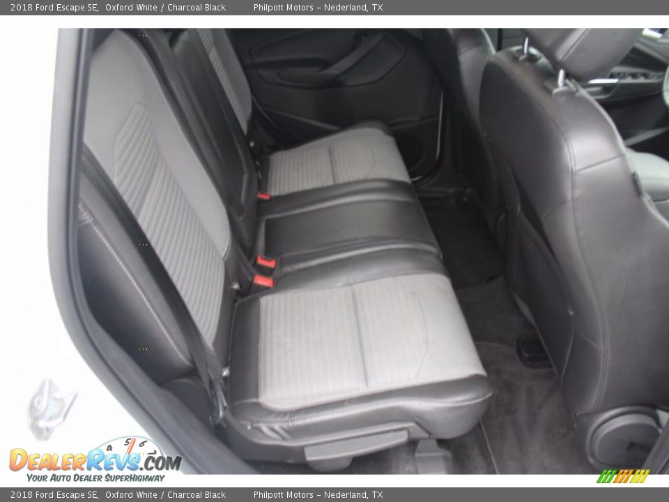 2018 Ford Escape SE Oxford White / Charcoal Black Photo #27
