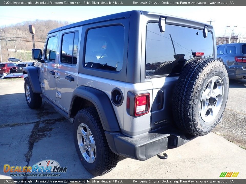 2021 Jeep Wrangler Unlimited Freedom Edition 4x4 Billet Silver Metallic / Black Photo #3