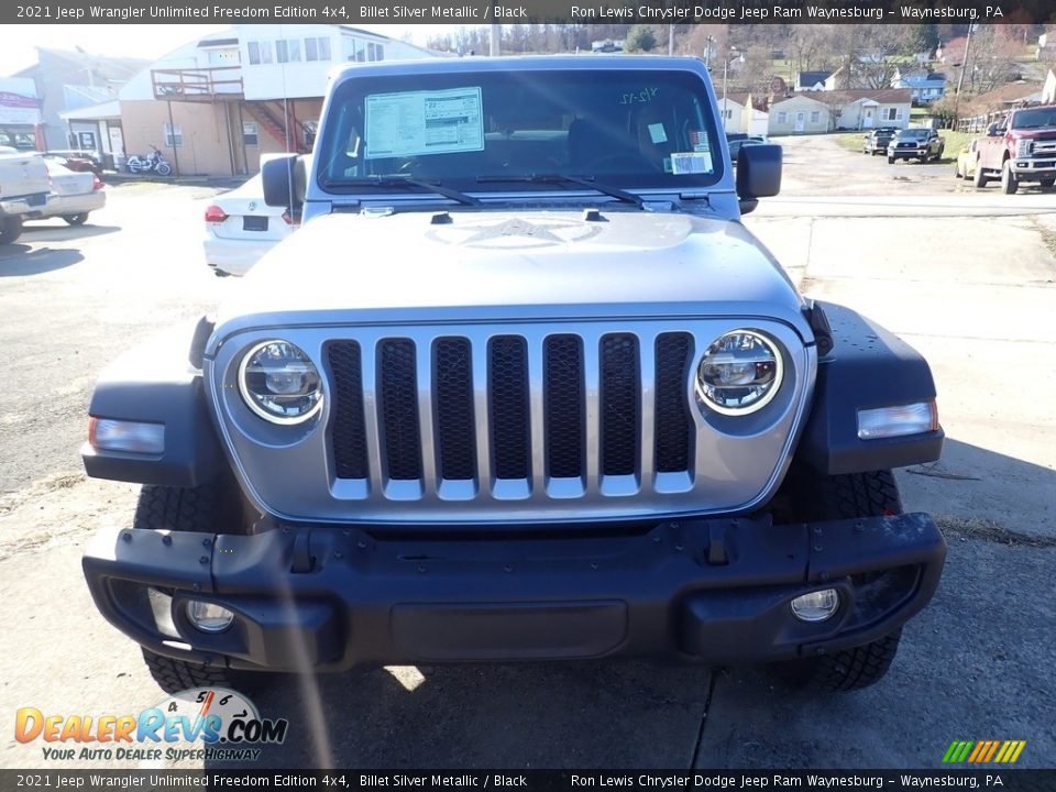 2021 Jeep Wrangler Unlimited Freedom Edition 4x4 Billet Silver Metallic / Black Photo #8