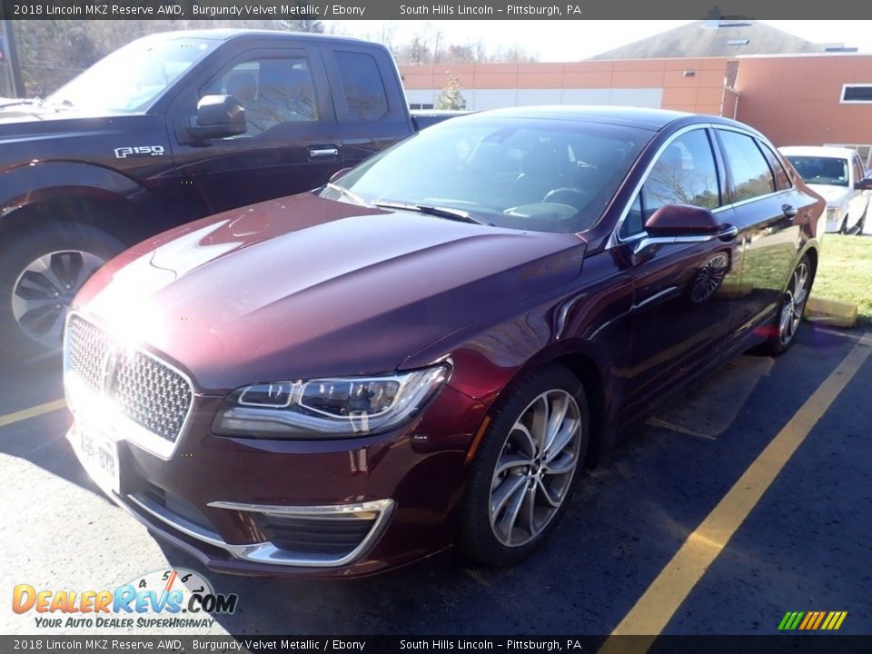 2018 Lincoln MKZ Reserve AWD Burgundy Velvet Metallic / Ebony Photo #1