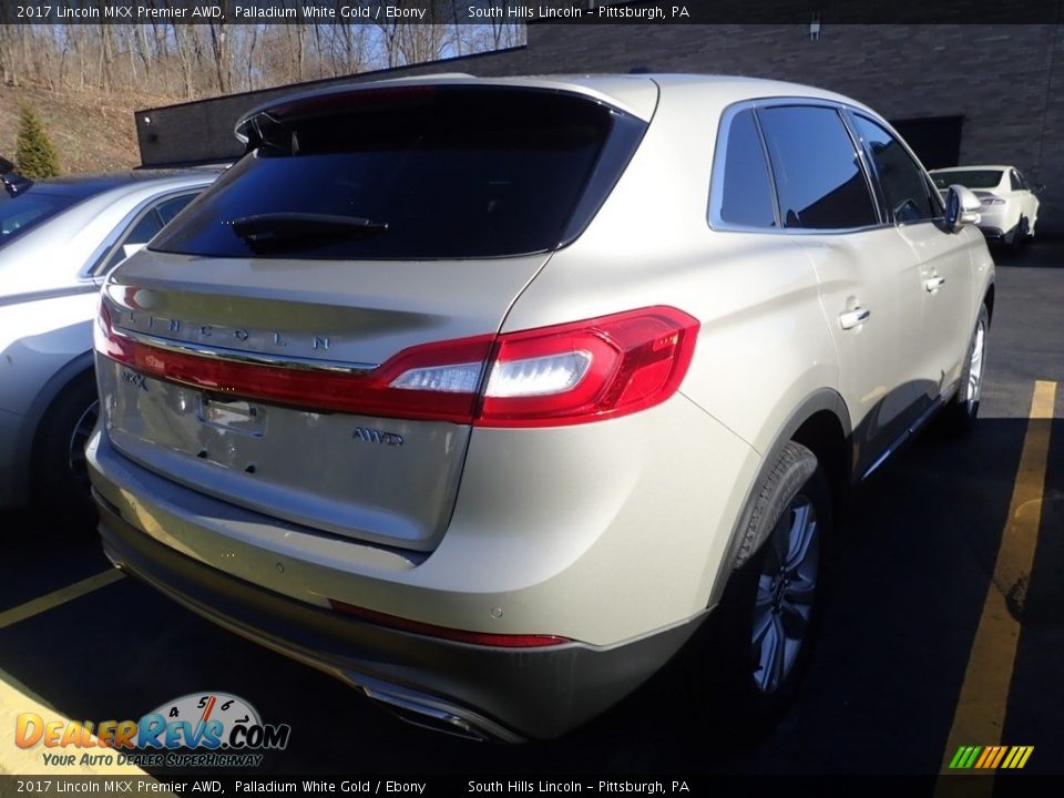 2017 Lincoln MKX Premier AWD Palladium White Gold / Ebony Photo #4