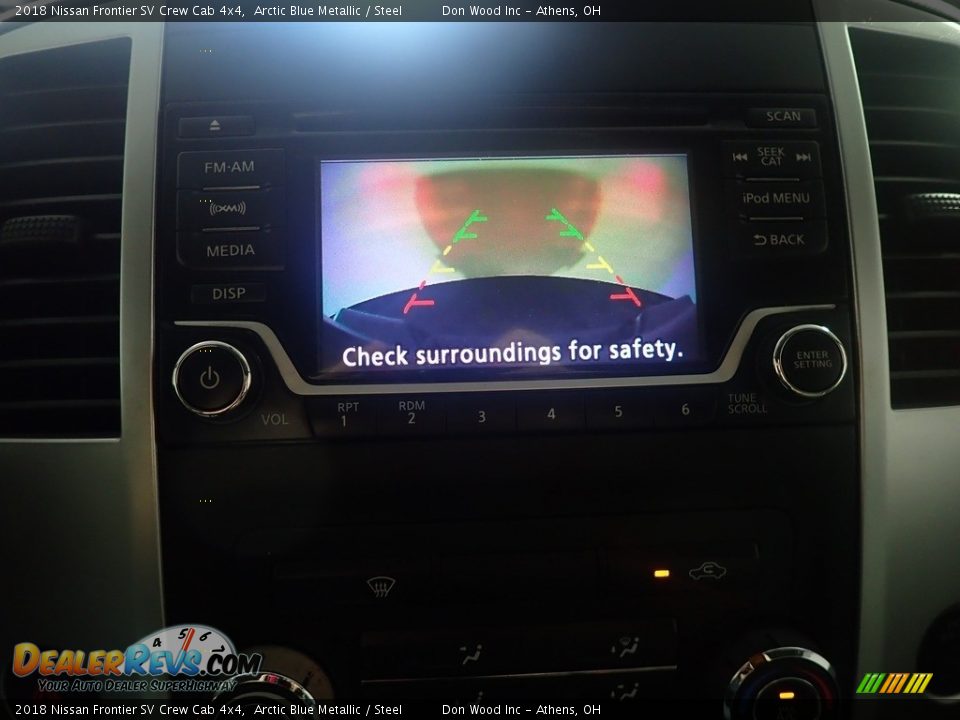 2018 Nissan Frontier SV Crew Cab 4x4 Arctic Blue Metallic / Steel Photo #2