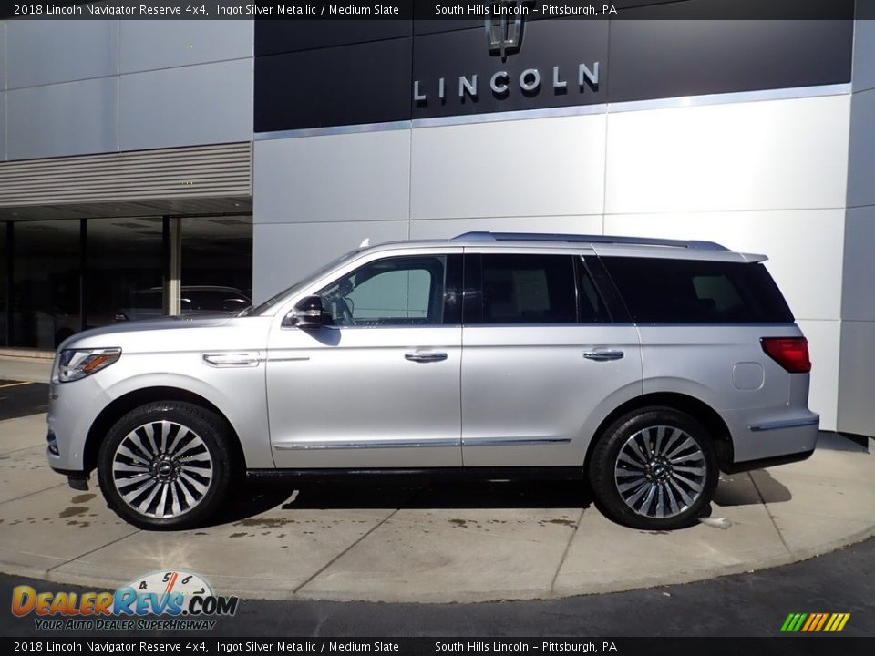 Ingot Silver Metallic 2018 Lincoln Navigator Reserve 4x4 Photo #2